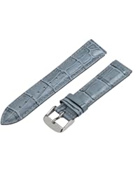 Grey Croco 18mm Watch Band Fits Philip Stein Small Size 1 (With Built in Quick Release Pins) !!!!