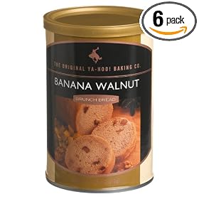 Ya-hoo Baking Banana Walnut Brunch Bread, 7.5-Ounce Tins (Pack of 6)