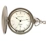 Colibri Hunting Case Pocket Watch Chain Titanium Modern Date Engravable PWS096213X