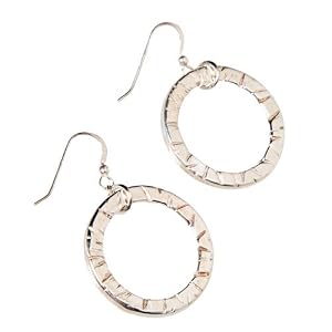 Infinity Silver Dipped Earrings