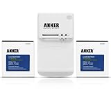 Anker® 2 x 2200mAh Li-ion Batteries for Samsung Galaxy S2 T989(T-mobile )/ SGH-I727( AT&T )/I515(Verizon)/Telus Samsung Galaxy S2 II X T989D/SPH-L700S(Sprint), NOT NFC Capable + Free Anker Multi-purpose USB Travel Charger