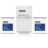 Anker® 2 x 2200mAh Li-ion Batteries for Samsung Galaxy S2 T989(T-mobile )/ SGH-I727( AT&T )/I515(Verizon)/Telus Samsung Galaxy S2 II X T989D/SPH-L700S(Sprint), NOT NFC Capable + Free Anker Multi-purpose USB Travel Charger