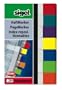 Sigel HN677 Haftmarker Transparent, mini, 7 Farben im Pocket, rot,mint,violett,gelb,blau,gr�n,orange, 50x84 mm, 280 Blatt, Streifenformat: 50 mm x 12 mm