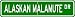 Alaskan Malamute STREET SIGN ~ High Quality Aluminum ~ Dog Lover