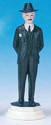 Religious Statue - Dr. Gregorio Hernandez - 4" Height - Magnetic and Adhesive Base