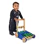 Melissa & Doug Deluxe Wooden Chomp and Clack Alligator Push Toy
