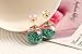 22PCS Multi-color Ball Stud Earrings Clear Rhinestone Crystal Two Sided Earrings