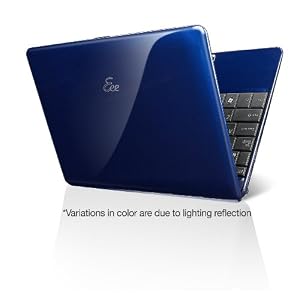 ASUS EEE PC SEASHELL 1008HA-MU17-BU 10.1-INCH BLUE NETBOOK