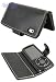 iGg iPod Nano 5th Generation (5G NanWallet) Leather Case - Black (Free Screen Protector)