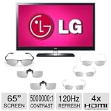 LG 65LW6500 65 Class LED 3D Cinema HDTV Bundle