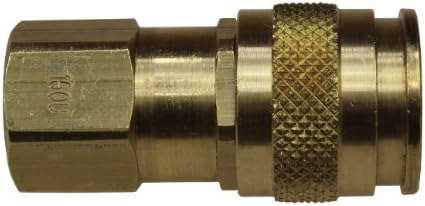 Coilhose Pneumatics 150U 1/4-Inch Body Size, Coilflow Automatic Universal Coupler, 1/4-Inch NPT, Female