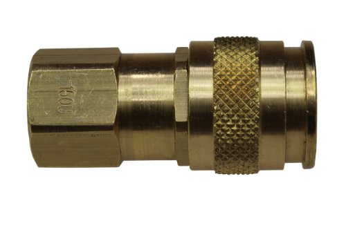 Coilhose Pneumatics 150U 1/4-Inch Body Size, Coilflow Automatic Universal Coupler, 1/4-Inch NPT, Female