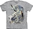 The Mountain Fantasy White Wolf Spirit Mens T-shirt