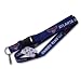 Lanyard keychain or id holder detachable clip. Extra thick band great raised lettering on the 
lanyard you will not be disappointed with this product. No vinyl/plastic ticket holder included.