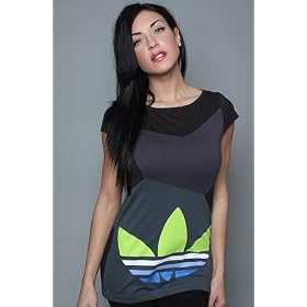 Buy adidas The Trefoil Colorblock Tee in Black,T-shirts for Women by adidas