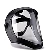 Uvex S8510 Bionic Black Matte Faceshield with Clear Anti-fog Hardcoat Visor