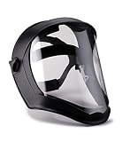 Uvex S8510 Bionic Black Matte Faceshield with Clear Anti-fog Hardcoat Visor