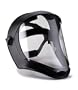 Uvex S8510 Bionic Black Matte Faceshield with Clear Anti-fog Hardcoat Visor
