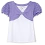 Amy Byer Girls 2-6x Crochet Twist Front Shrug Sweater
