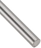Titanium Grade 5 Round Rod, Annealed Temper, MIL T-9047, 1/4 OD, 12 Length
