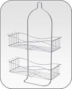 Amazon.com - Better Sleep Wave Shower Caddy with Towel Bar