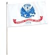 Army Flag 12in x 18in Mounted on 24in Wooden Stick