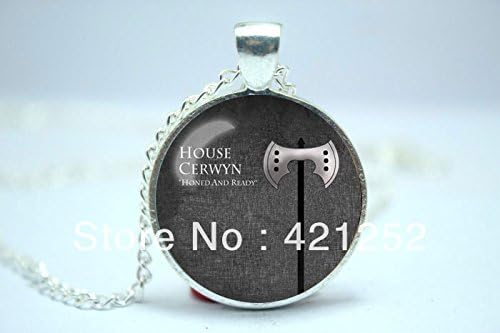 ArtShop Fashion Jewelry House Crewyn Game Of Thrones Barratheon Sigil Necklace Glass Cabochon Christmas gift