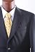 Men's Single Breasted 2 Button Super 110's Black 100% Virgin Wool Super Straited Blazer