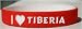 I Love Tiberia Custom Wristband