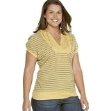 Energie Plus Size Striped Short-Sleeve Hoodie at Energie