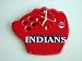 CLEVELAND INDIANS GLOVE WALL CLOCK