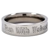 New 5 mm Twilight Titanium Ring - I Run With Wolves!