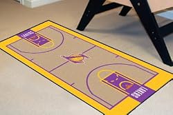 Los Angeles Lakers 24x44 Nba Court Runner NBA 24x44 Court Runner Carpet/Mat/Rug