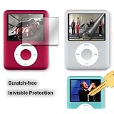 Apple iPod 3rd Generation G3 Nano 3G 4GB / 8GB MP3 Video Player Ultra Clear Reusable Screen LCD Protector
