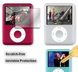 Apple iPod 3rd Generation G3 Nano 3G 4GB / 8GB MP3 Video Player Ultra Clear Reusable Screen LCD Protector