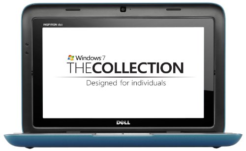 Dell Inspiron Duo 10.1 Inch Touchscreen Netbook (intel Atom N550 1.5ghz, Ram 2gb, Hdd 320gb, Wlan, Webcam, Windows 7 Home Premium) - Blue Picture