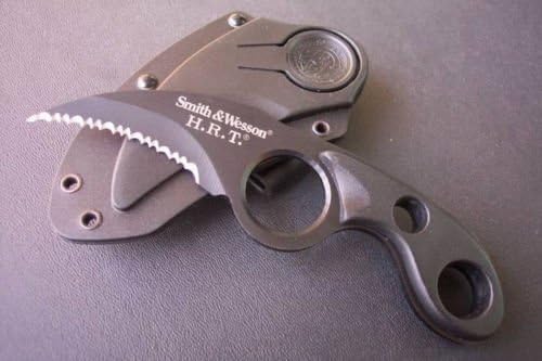 New Smith & Wesson H.R.T. defense claw Stainless steel g Folding Blade knife k9