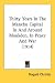 Thirty Years In The Manchu Capital In And Around Moukden, In Peace And War (1914)