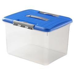 Optima Transport-Box m.Deckel blau 43x34x28cm 30 L VE=1
