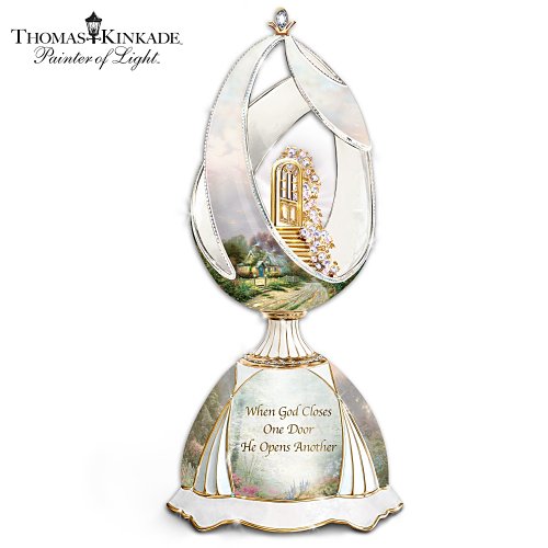 Thomas Kinkade Blessing Of Hope Collectible Christian Music Box by The Bradford Exchange