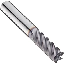 Niagara Cutter S545 Carbide End Mill, for Stainless Steel & Titanium Finishing, TiAlN Coated, Multi-flute, Square End