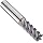 Niagara Cutter S545 Carbide End Mill, for Stainless Steel & Titanium Finishing, TiAlN Coated, Multi-flute, Square End