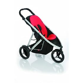Phil n Teds Vibe Inline Buggy Red/Black