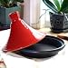  Red and Black Terra-Cotta Tagine