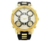 Super Techno Mens Diamond Five Time Zone Watch GM5-50Y