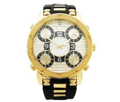Cheap Super Techno Mens Diamond Five Time Zone Watch GM5-50Y