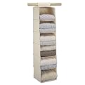 Natural Soft Canvas 6 Shelf Organizer