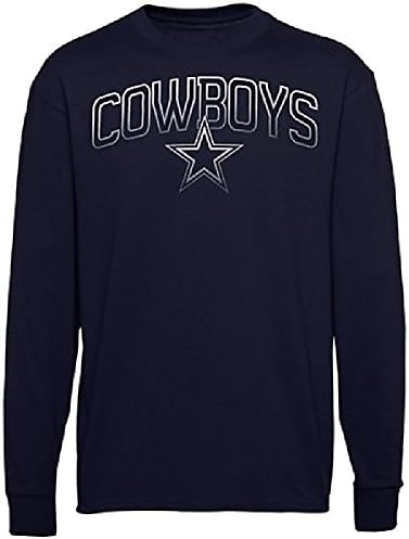 Dallas Cowboys Blue Advent Long Sleeve T Shirt (Medium)