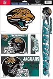 Set of (5) Team Window Clings: Jacksonville Jaguars