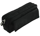 Paperchase Multi Pencil Case. Black Nylon Design